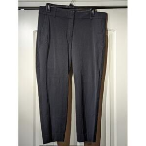 J. Crew Black 'Cameron' Cotton Viscose Stretch Crop Pant Womens Sz 16